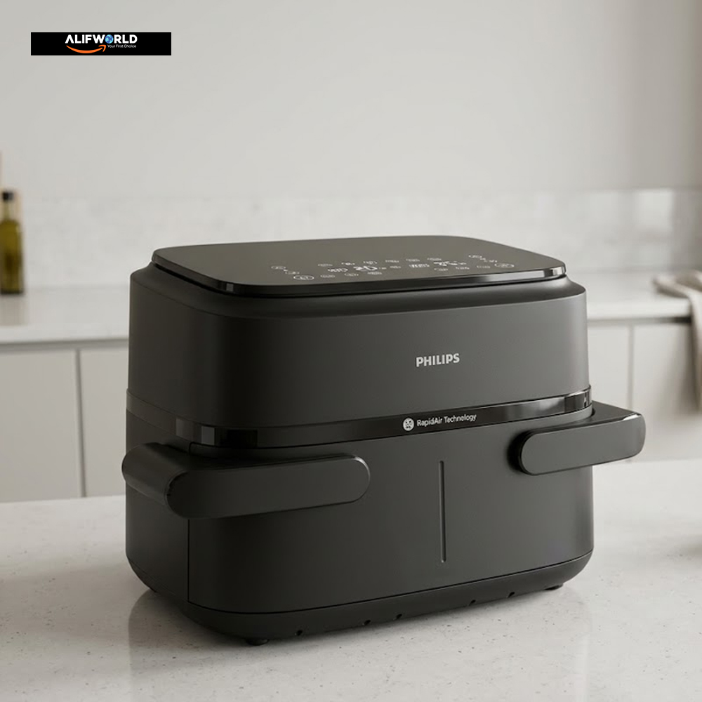 Philips Official NA150/09 1000 Series Dual Basket Air Fryer 7.1L | Rapid Air Technology — Philips Official NA150/09 1000 Series Dual Basket Air Fryer 7.1L | Rapid Air Technology