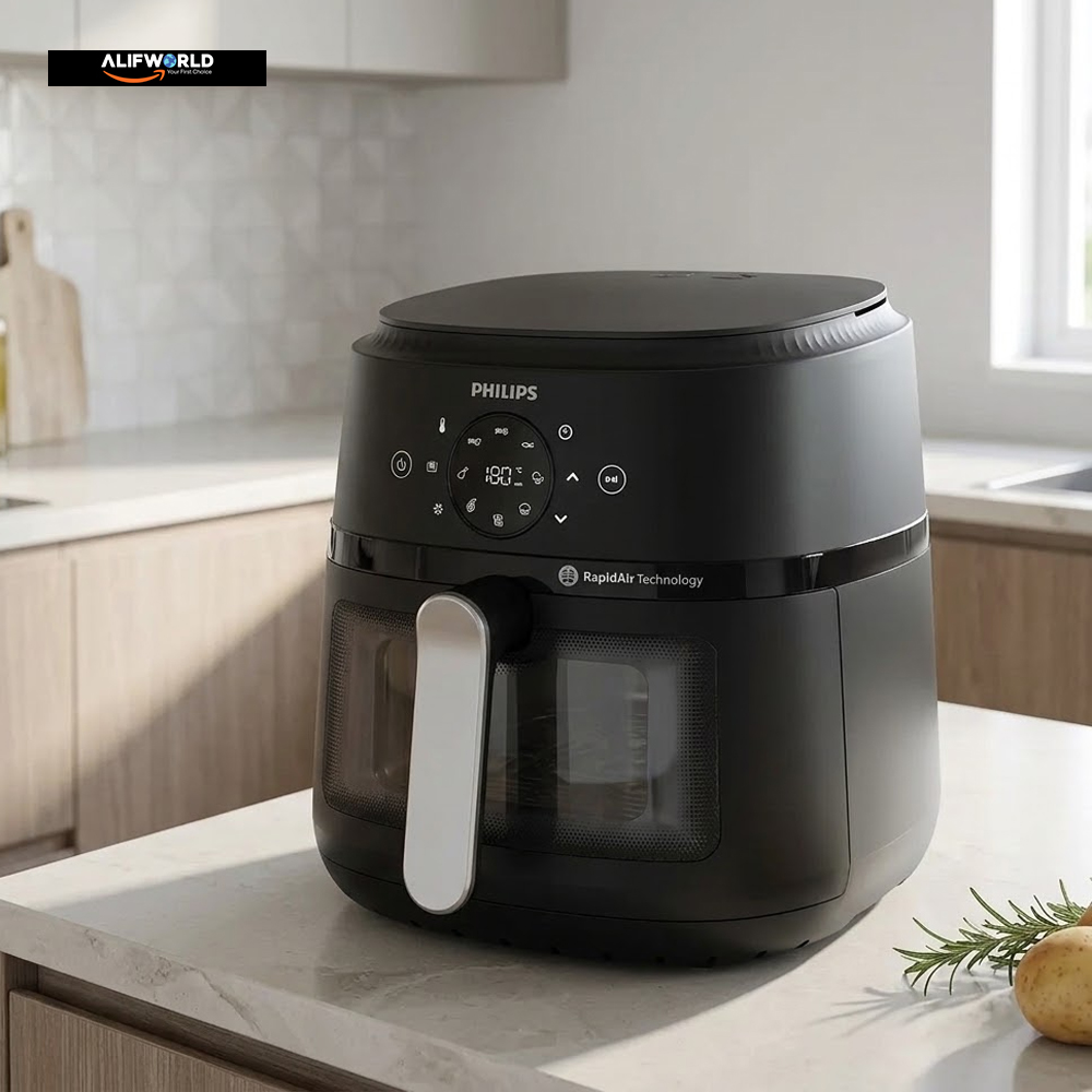 Philips Official NA231/00 6.2L Digital Display Air Fryer | RapidAir Technology | 1700W | Best Price in Bangladesh — Philips Official NA231/00 6.2L Digital Display Air Fryer | RapidAir Technology | 1700W | Best Price in Bangladesh