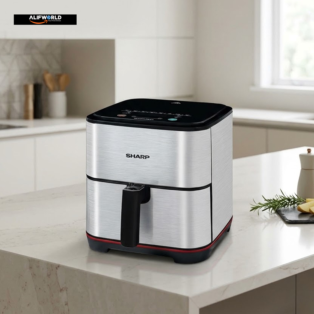 Sharp KF-AF70RT-S3 7L Air Fryer | Large Capacity Oil-Free Cooking — Sharp KF-AF70RT-S3 7L Air Fryer | Large Capacity Oil-Free Cooking